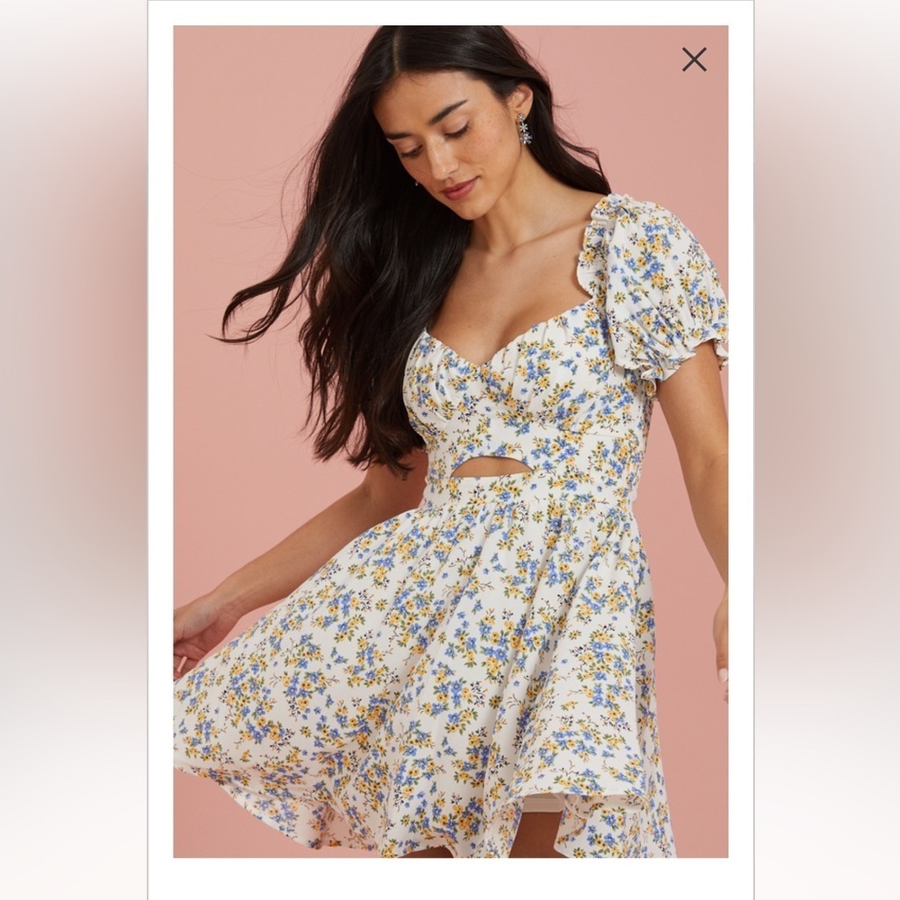 New with tags Altar’d State Lennon Puff Sleeve Dress